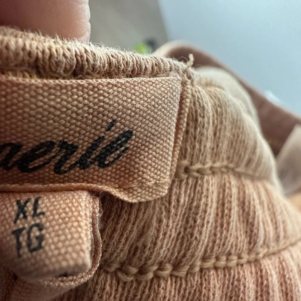 Aerie Women's Tan Waffle Knit Bralette size XL
